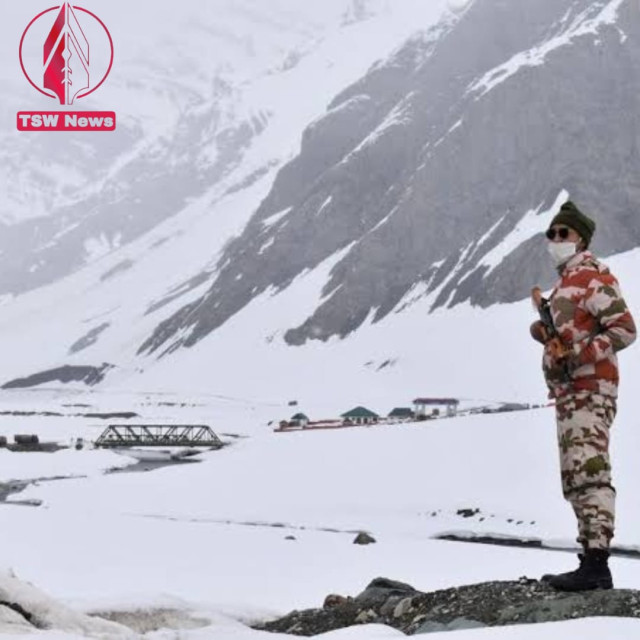 The Indian and Chinese military officials The Line of Actual Control (LAC)