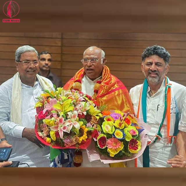 Excitement fills the air as Congress President Mallikarjun Kharge is set to extend invitations to prominent opposition leaders for the highly anticipated swearing-in ceremony