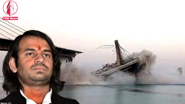 Tej Pratap Yadav claims Bihar bridge has been demolished by BJP