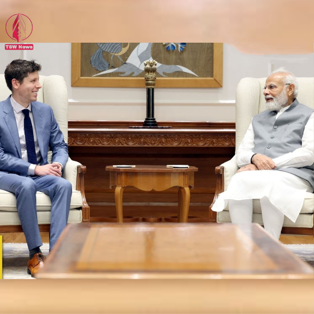 Open AI CEO with Narendra Modi