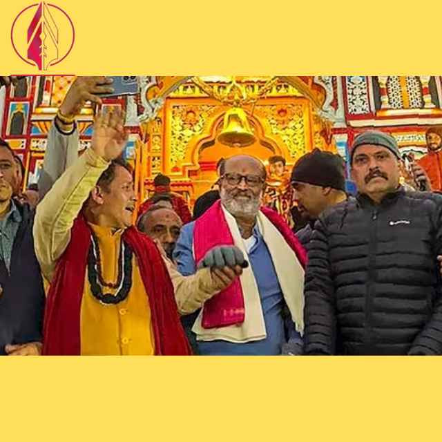 Rajinikanth at Badrinath Temple