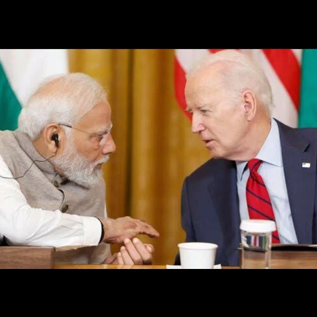 Joe Biden, and India's Prime Minister