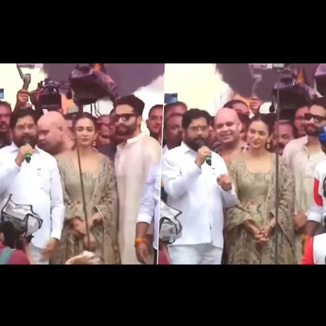 CM Eknath Shinde, Rakul Preet Singh