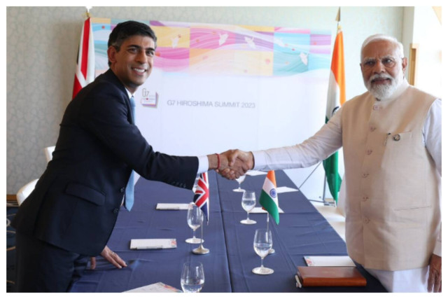 PM Modi and Rishi Sunak Discuss FTA Progress and Cricket World Cup 2023 Performances