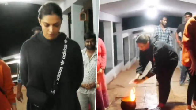 Seeking blessings, Deepika Padukone heads to Tirumala before Fighter's song release