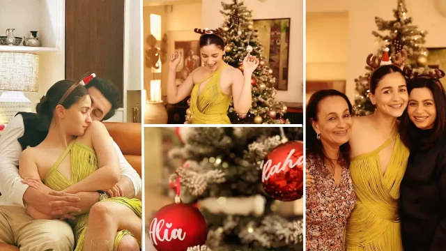 Bollywood's Christmas Moments 2023: Alia & Ranbir's Cuddles, Sidharth's Sweet Gesture to Kiara and more