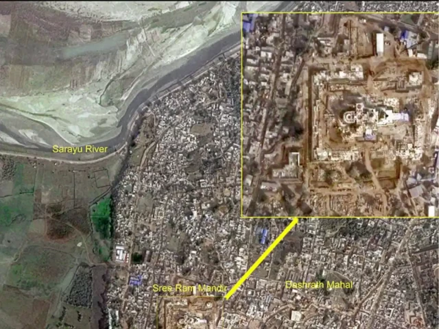 ISRO's space lens offers a mesmerizing glimpse of Ayodhya's Ram Mandir from space