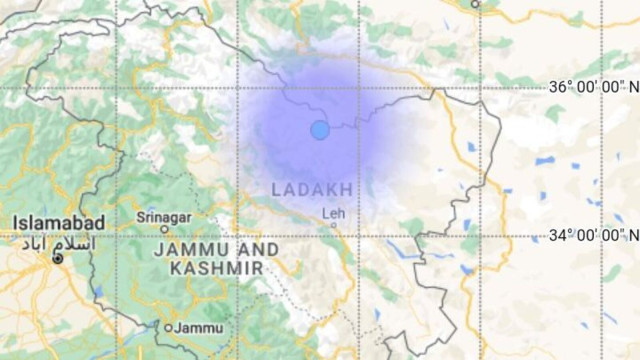 Ladakh Shakes: 3.4 Magnitude Earthquake Rocks Leh Region Early Tuesday Morning