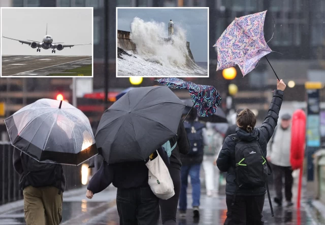 Masses of UK flights get cancelled: forecast of Storm Kathleen to bring 70mph winds